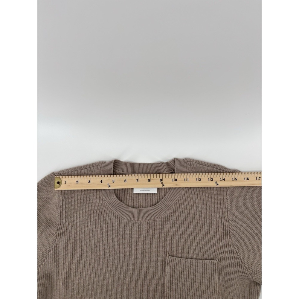 FIGS Off Shift Ribbed Knit Pullover Sweater Sz M Medical Nursing Loungewear - Picture 9 of 12